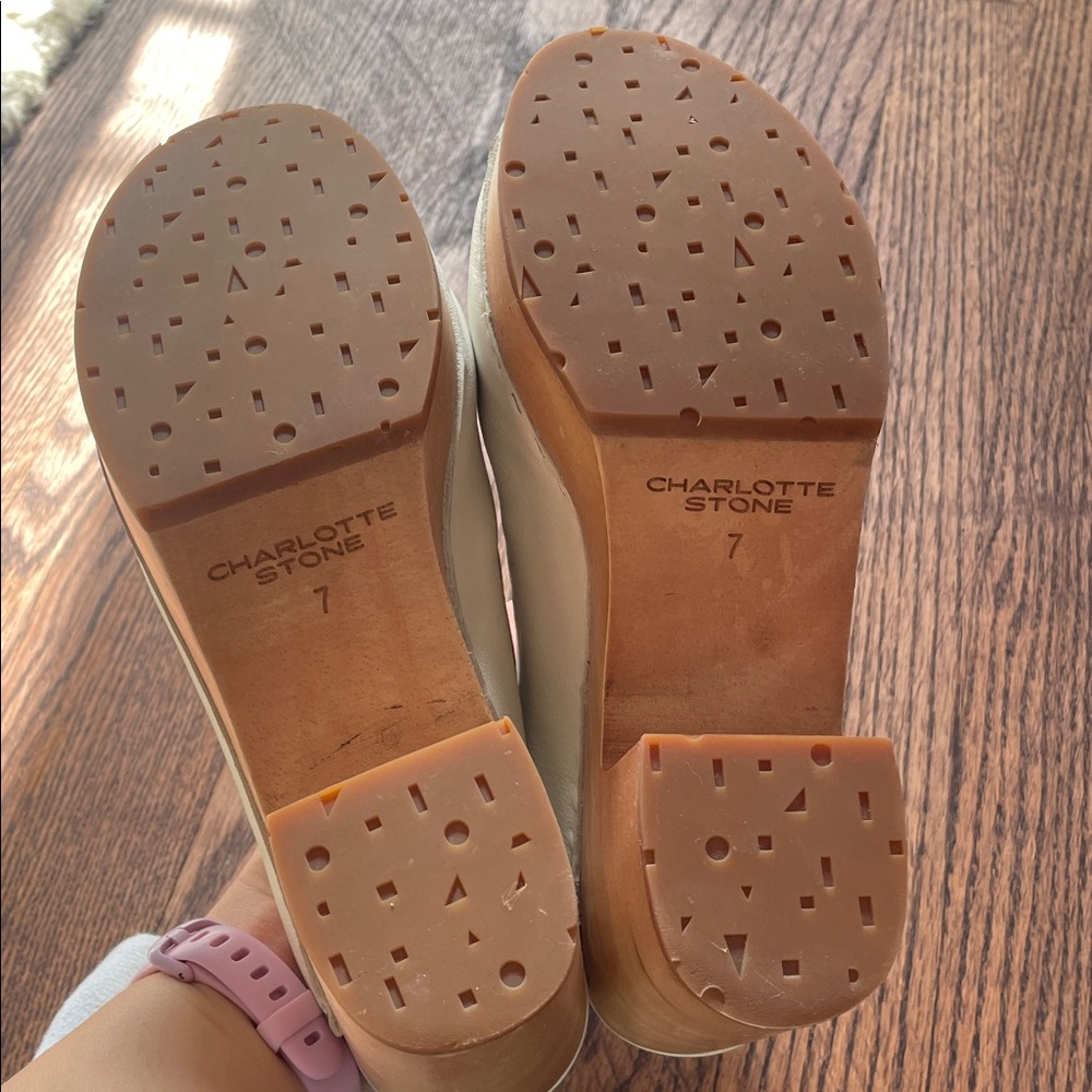 Charlotte Stone Marlo Clog in Latte - Picture 4 of 5